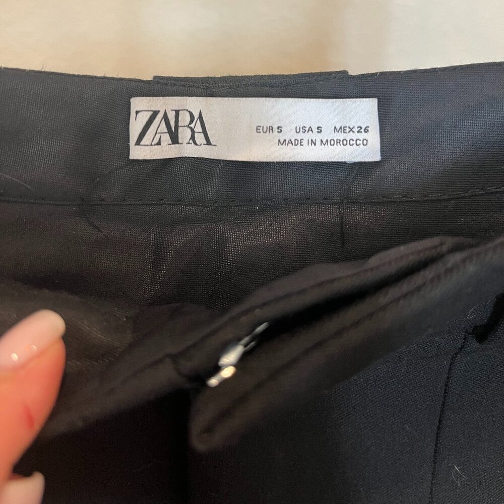 Zara High-wasted Black Pants Size S - Picture 12 of 12